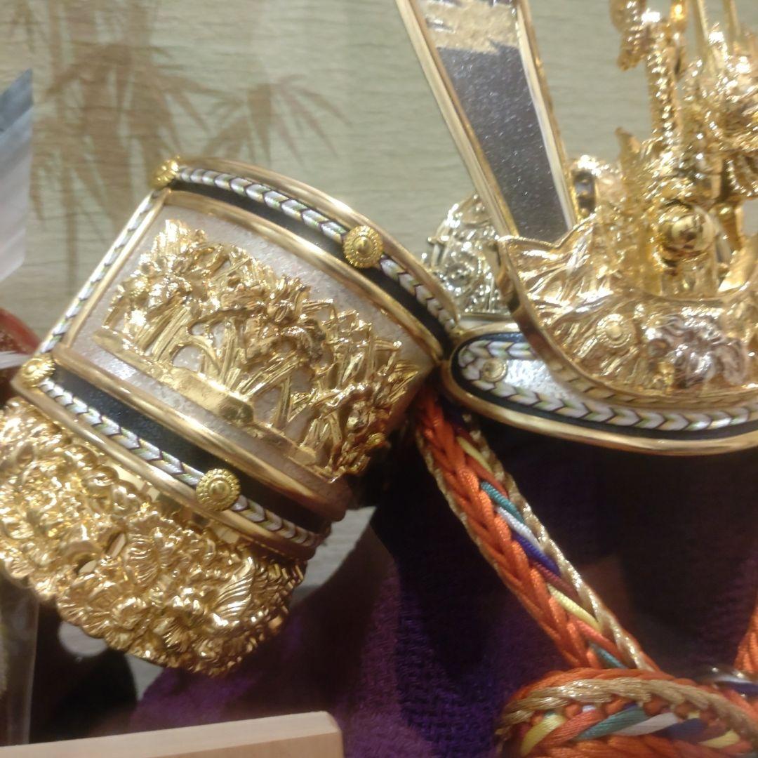 美品　端午の節句 龍の兜 12号