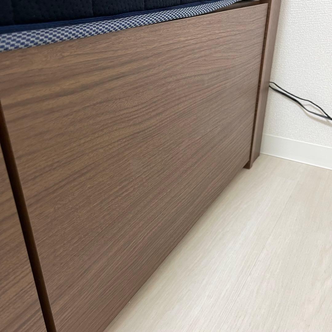 ニトリ　大量収納　ベッドフレーム　シングル　ジオチェスト