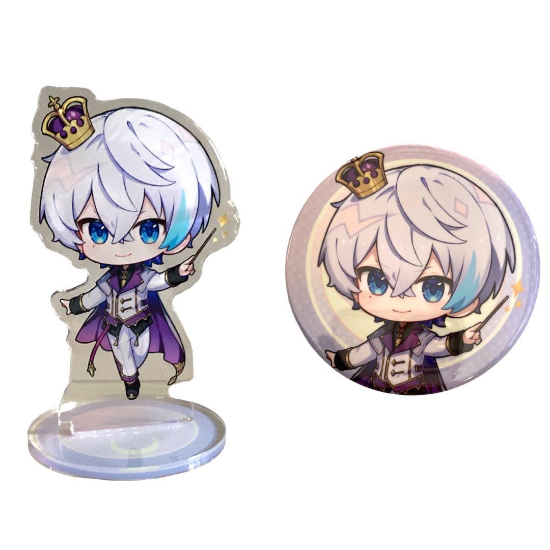 さんちゃんく ルザク 缶バッジ アクスタ2点セット(2024年誕生日グッズ