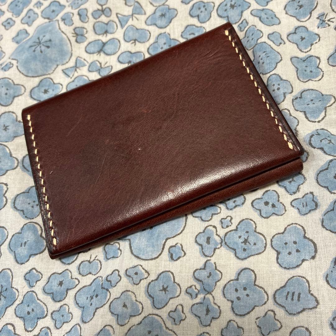 Jacouジャコウ　カードケースDarkBrown