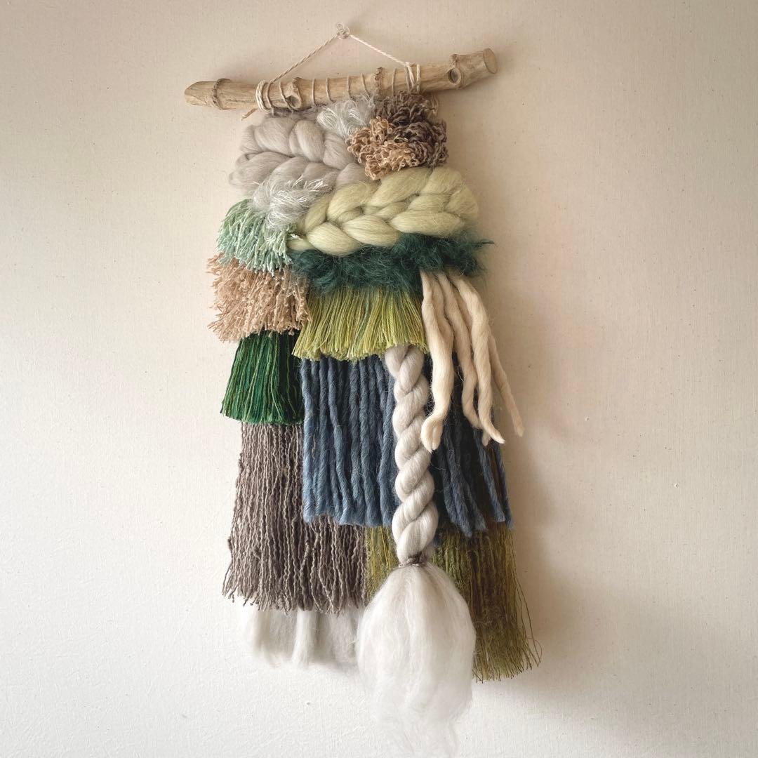 【一点もの】　ウィービング タペストリー 『In the forest, v.』