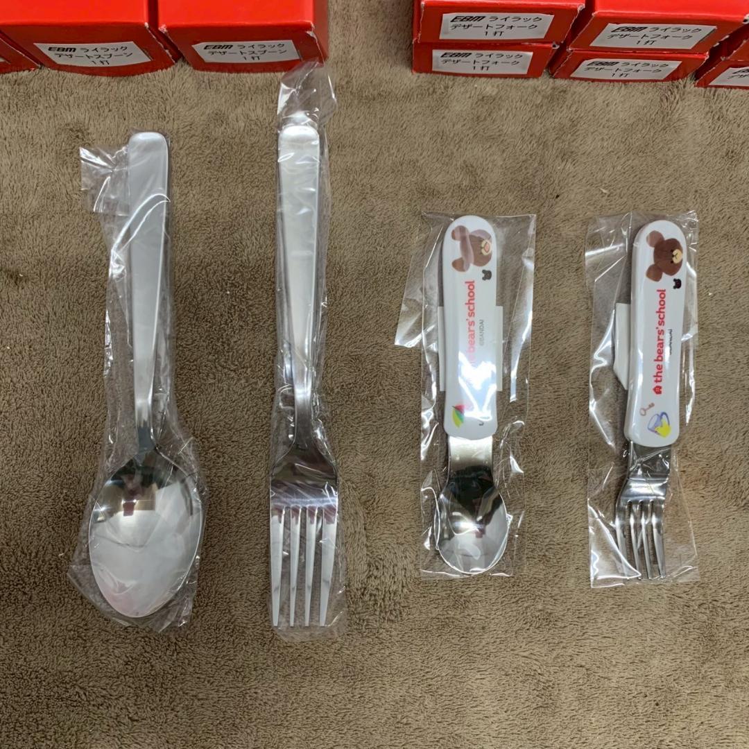 新品未使用 江部松商事 デザートスプーン フォーク 133本セット Y1408