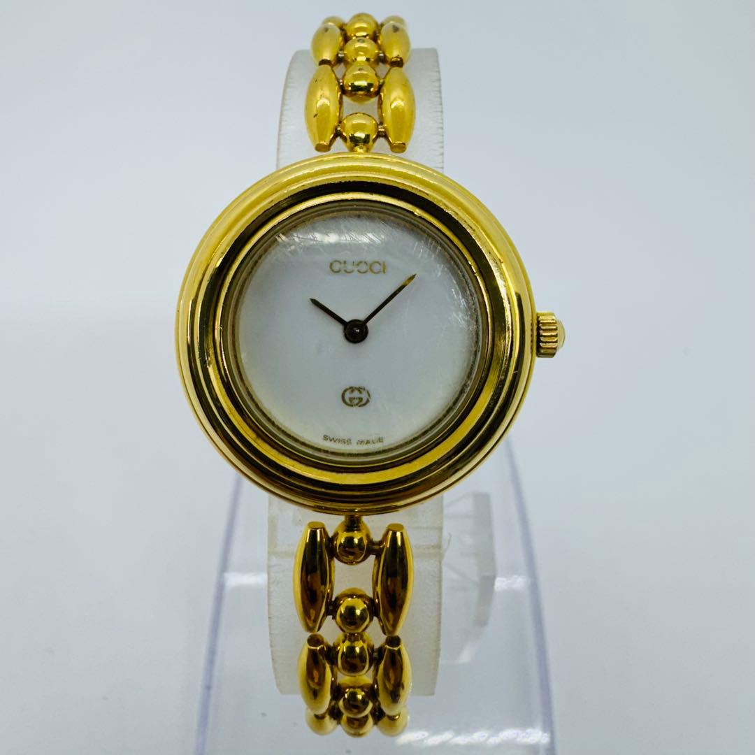 ✨GUCCI✨グッチ✨チェンジベゼル✨11/12✨ゴールド✨腕時計✨