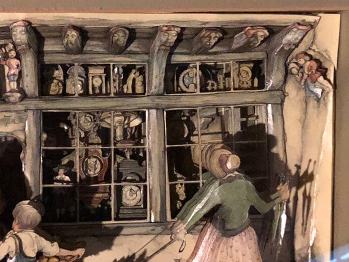 シャドーボックス　アントンピック　時計屋さん 完成品