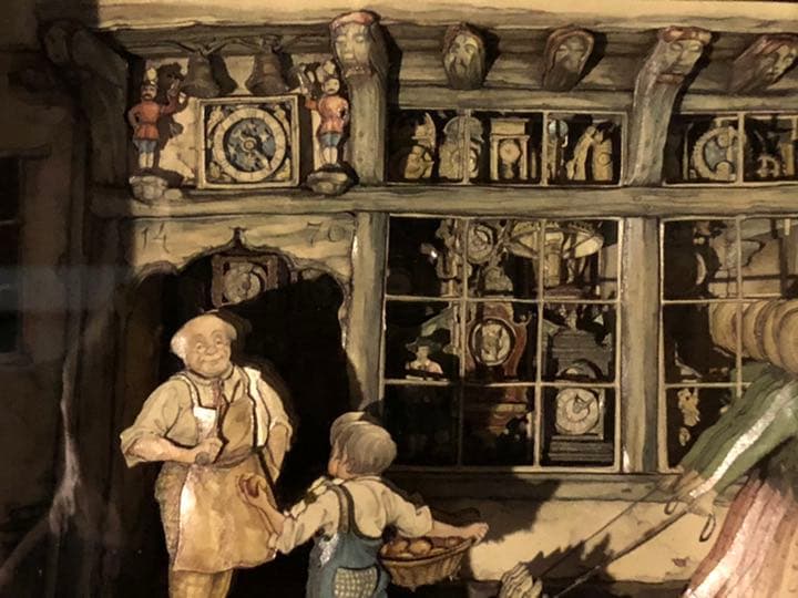 シャドーボックス　アントンピック　時計屋さん 完成品