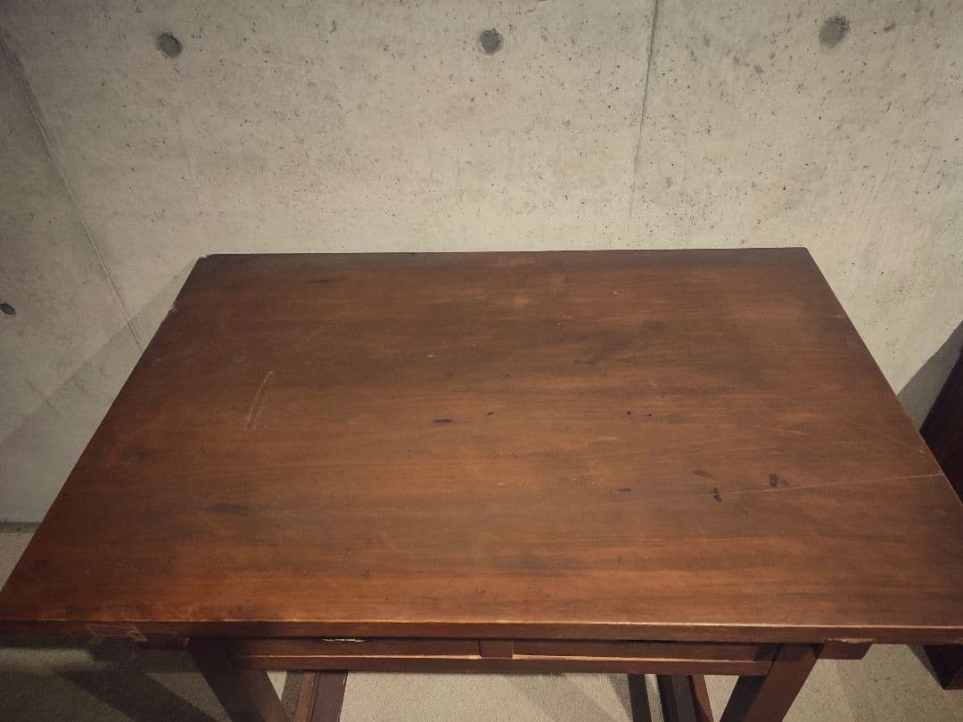 古道具 アンティーク 机 勉強机 作業台 テーブル