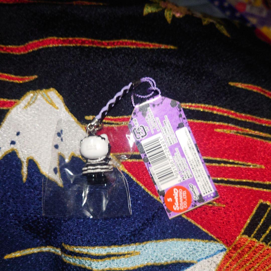 ハローキティ 根付 嶽本野ばら ゴスロリ KT ストラップ 2005年 - メルカリ