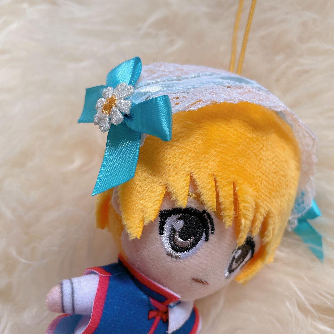 10cm ぬいぐるみ ぬい ぬい服 ヘッドドレス 俵型 おてだま 水色 - メルカリ