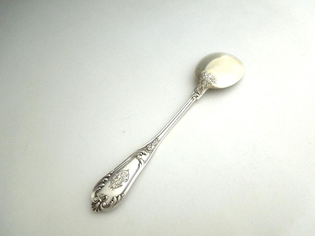 フランス　シルバーアイスクリームスプーン　 純銀