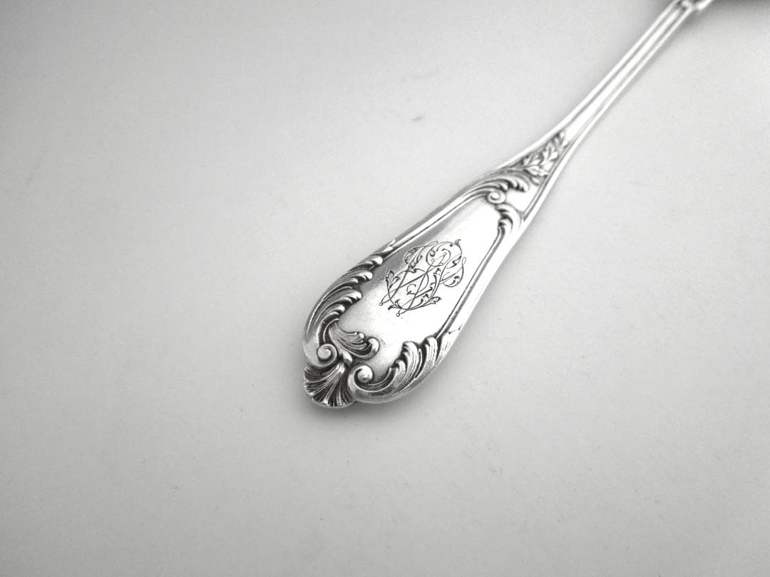 フランス　シルバーアイスクリームスプーン　 純銀