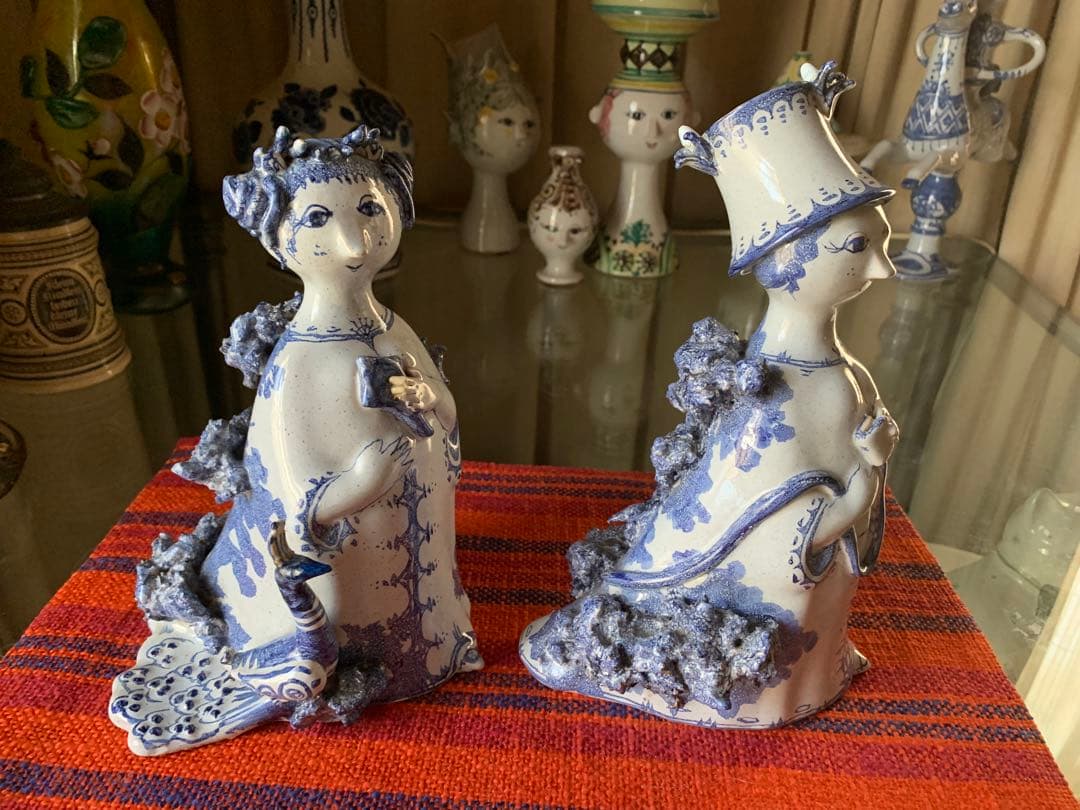 ビヨンヴィンブラッド　ビンテージ1960年スタジオ手書き一点物作品帽子レディー