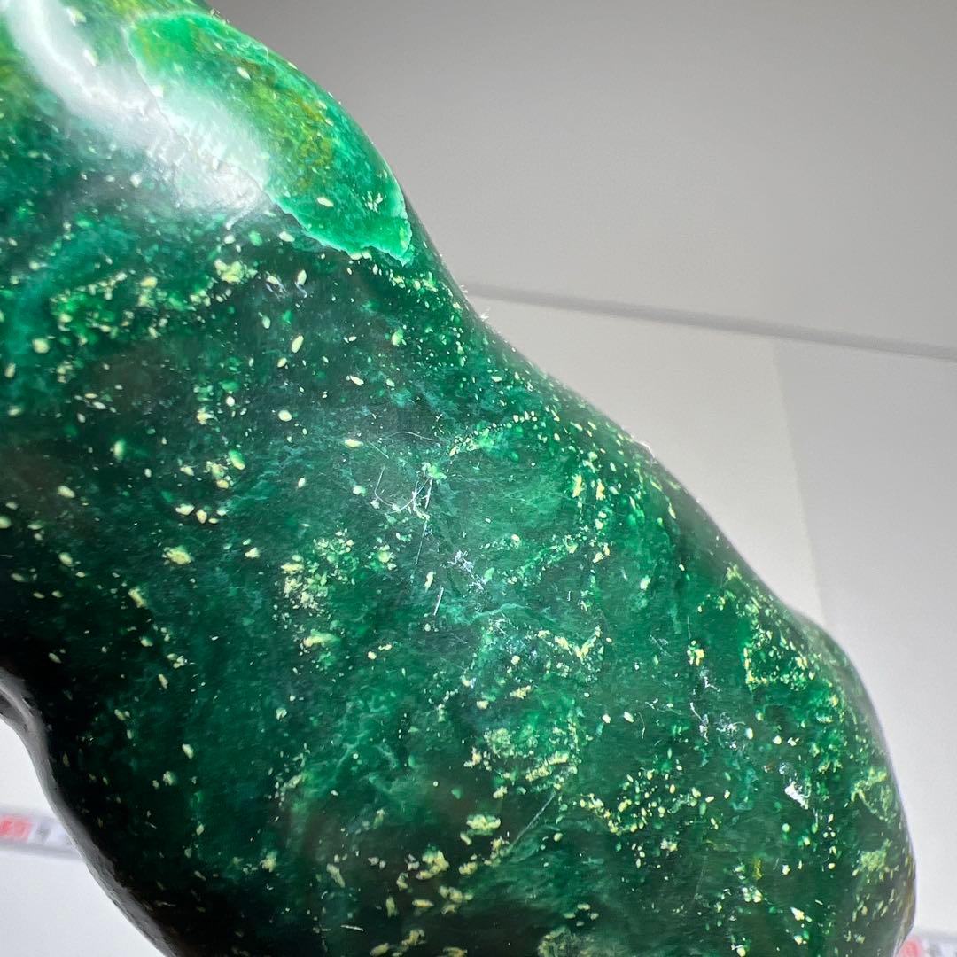 マラカイト（孔雀石）　カバ親子　東K8-0203☆2F