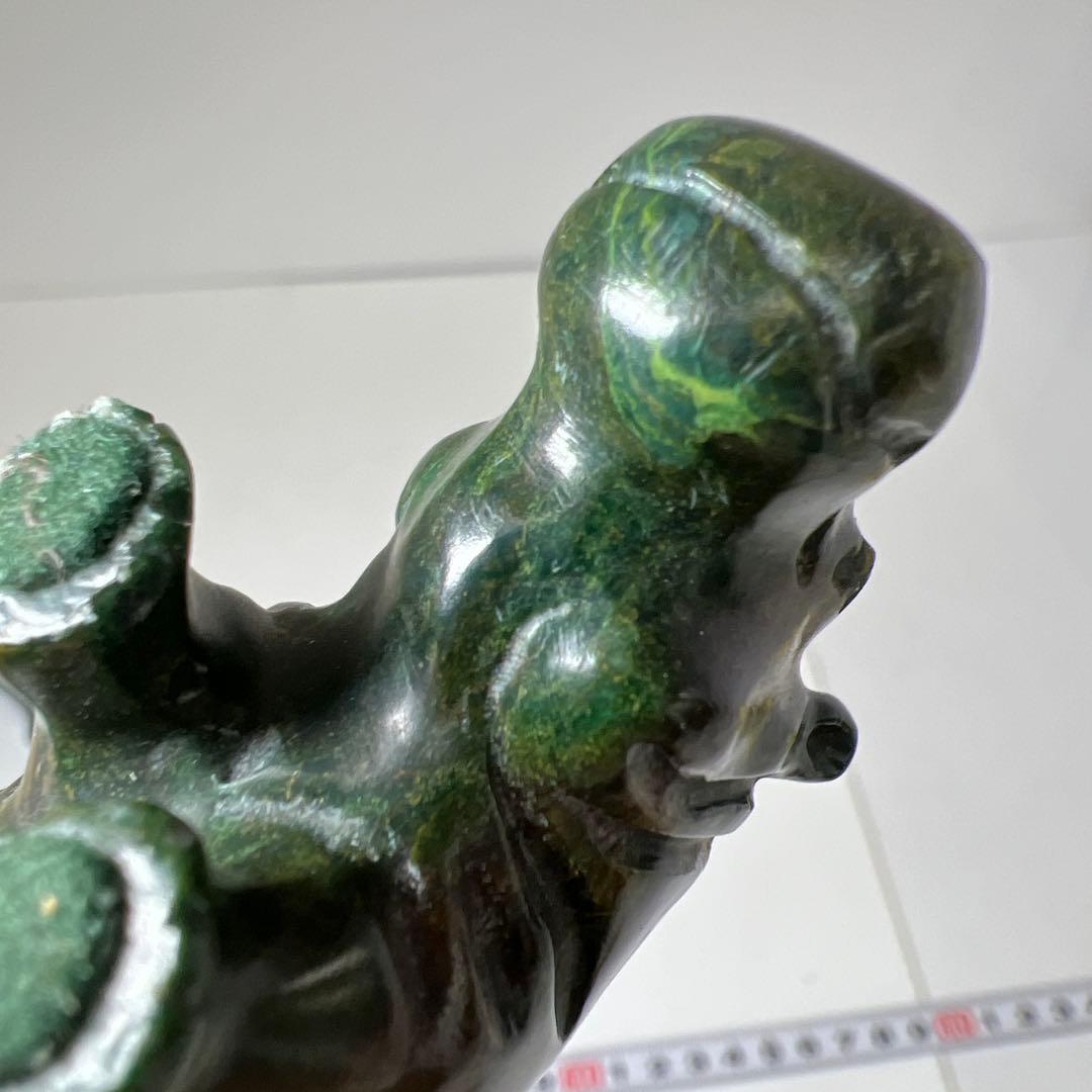 マラカイト（孔雀石）　カバ親子　東K8-0203☆2F