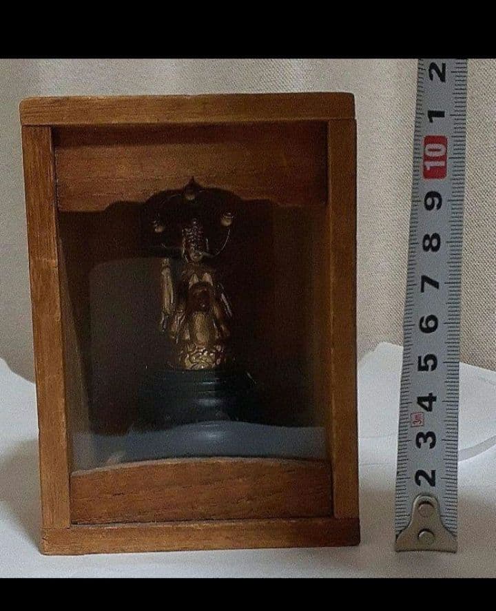 厨子入　ダキニテン　古銅　仏像