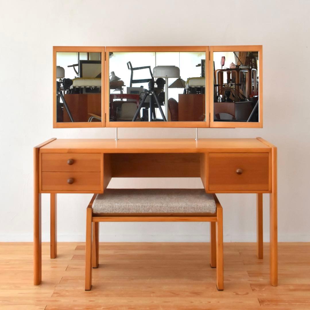 AKSEL KJERSGAAD デンマーク　Pine ドレッサー　椅子セット