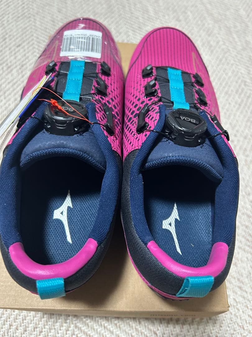 新品　限定カラー　Mizuno BOAシステム安全靴 ピンク/ネイビー