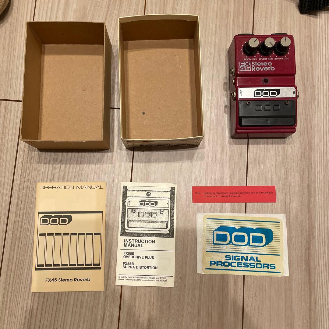 ギター DOD FX45 Stereo Reverb