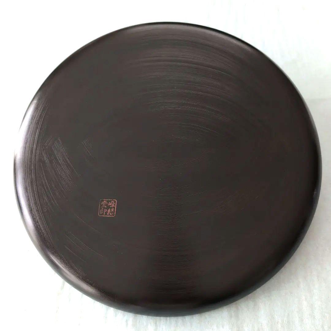 未使用】伝統工芸 鎌倉彫 峰緑堂 漆 お盆 丸盆 レトロ - メルカリ