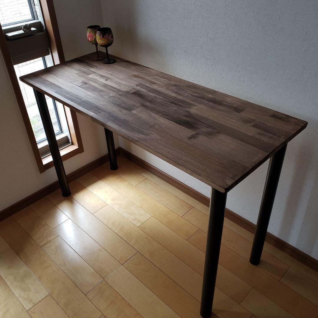 120×35　カウンターテーブル　ウォールナット仕上げ