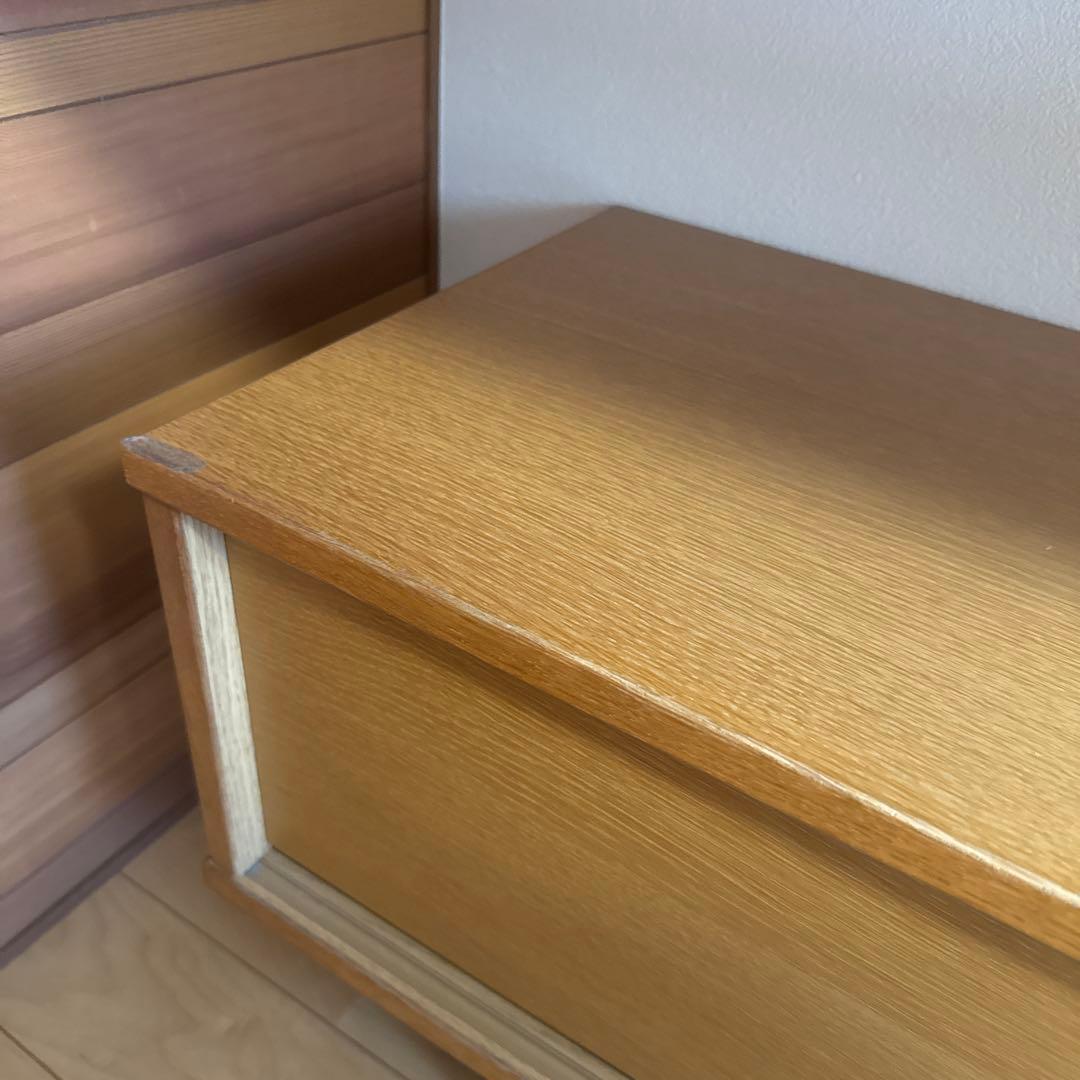 無印良品ナチュラルウッド テレビ台 2引き出し