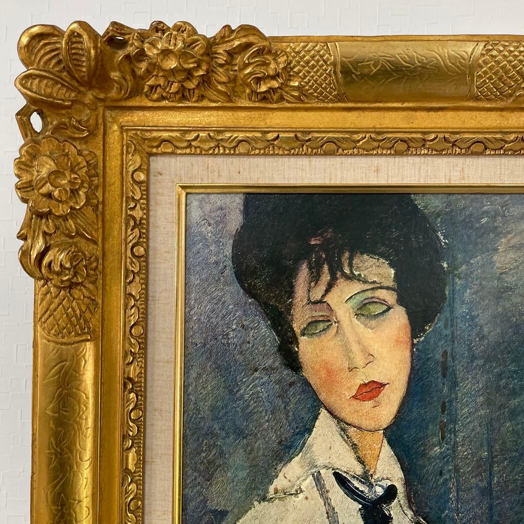 モディリアーニ 黒いネクタイの女」複製画 - メルカリ