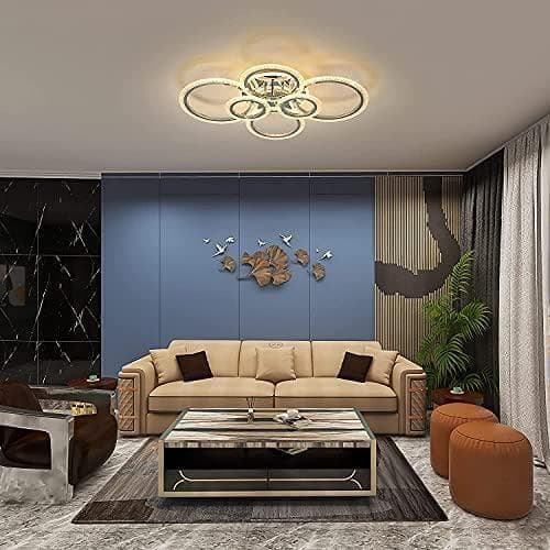 LED シーリングライト 北欧 円形省エネ アクリルシャンデリア ~12畳 おa