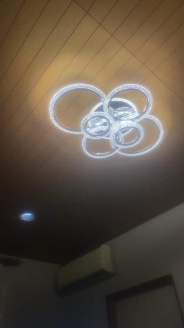 LED シーリングライト 北欧 円形省エネ アクリルシャンデリア ~12畳 おa