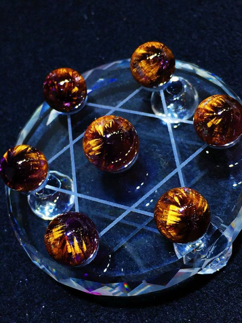 ⭐︎【天然 】カコクセナイト イン アメジスト 置物 27.8g