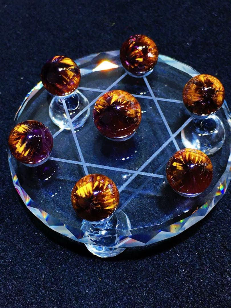 ⭐︎【天然 】カコクセナイト イン アメジスト 置物 27.8g