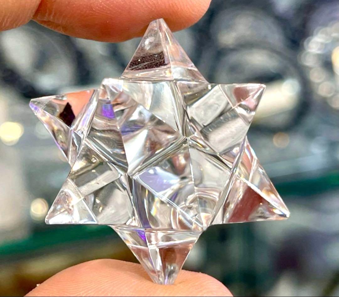 ガネーシュヒマール産ヒマラヤ水晶アステロイド　スーパーマカバスター43mm