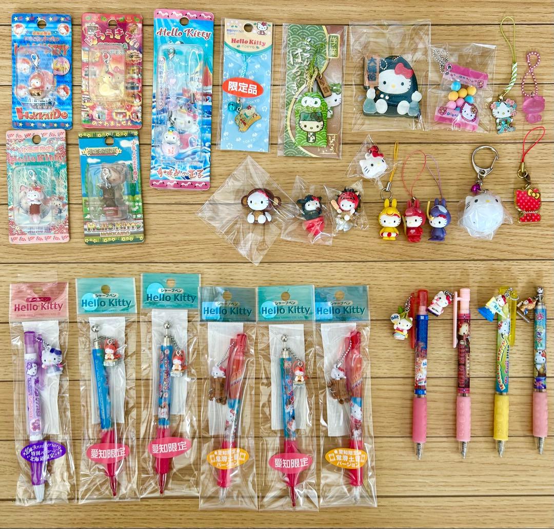 ハローキティ ご当地根付　ストラップ ・グッズ多数200個＋おまけ