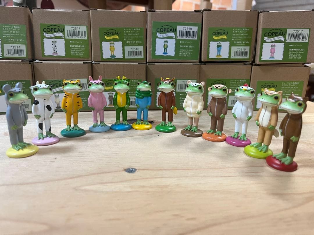 「COLEAU 」十二支カエル のコポー12体セット