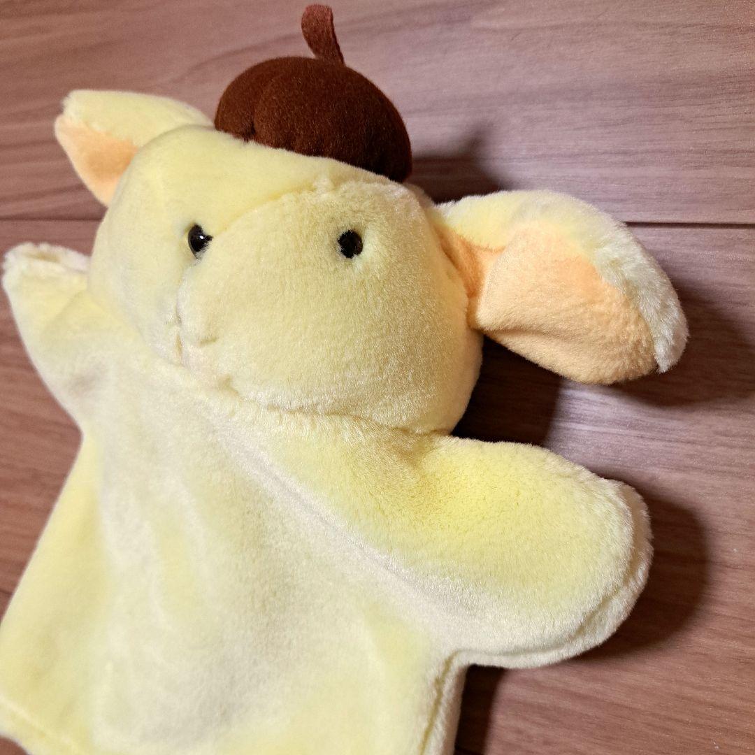 ポムポムプリン ハンドパペット ぬいぐるみ レトロ ヴィンテージ