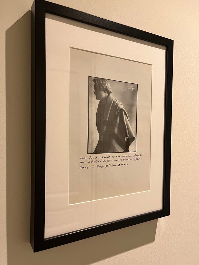 エルメス（HERMES）ビンテージ（ヴィンテージ）アドバタイジングポスター額付