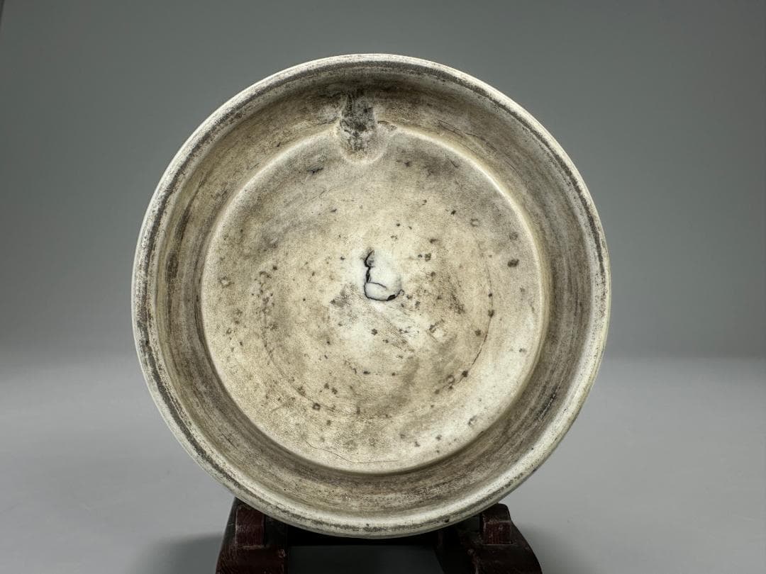 中国美術 清時代 文房具 香道具 青花花蝶文 染付 火入 硯