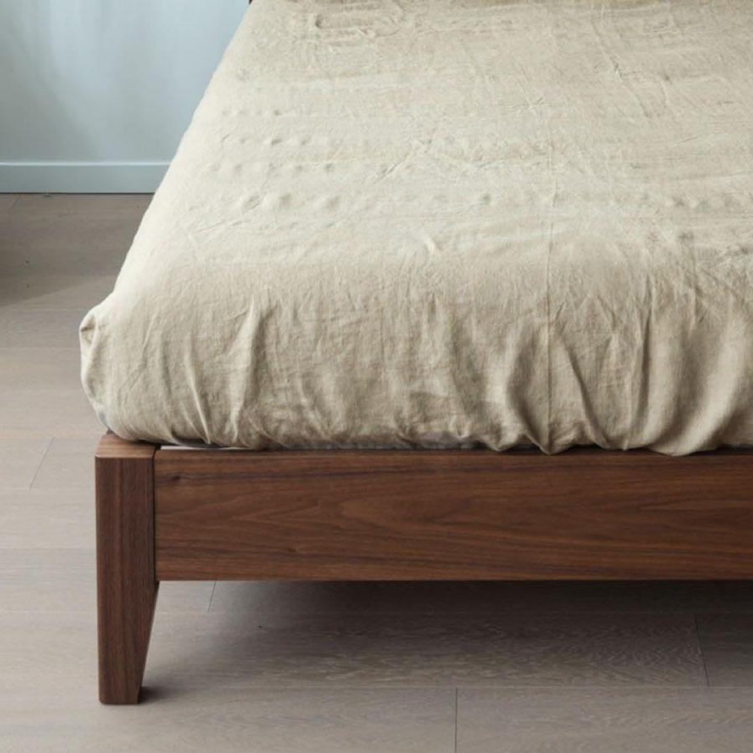 ACTUS quiet ボックスシーツ　サンド　ウォッシュリネン　シングル