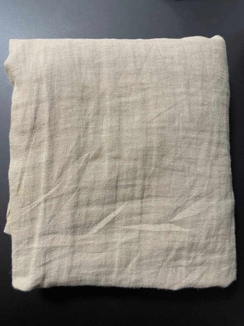 ACTUS quiet ボックスシーツ　サンド　ウォッシュリネン　シングル