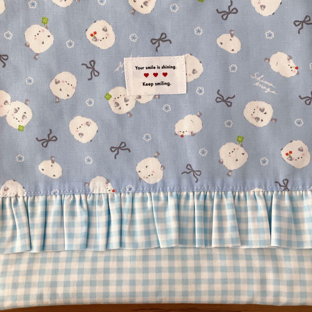 シマエナガ　レッスンバッグ　図書バッグ　上履き入れ　上履き袋　シューズバッグ