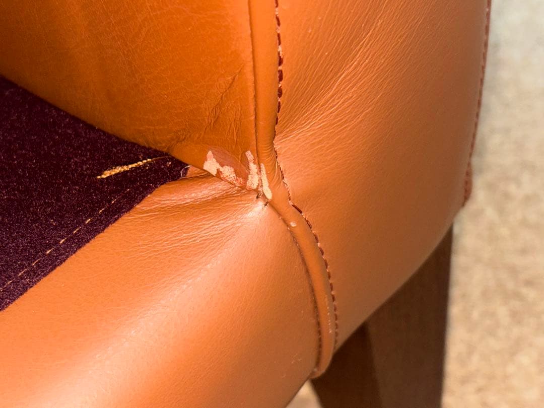 RORO 一人掛けソファ　本革　キャメルブラウン