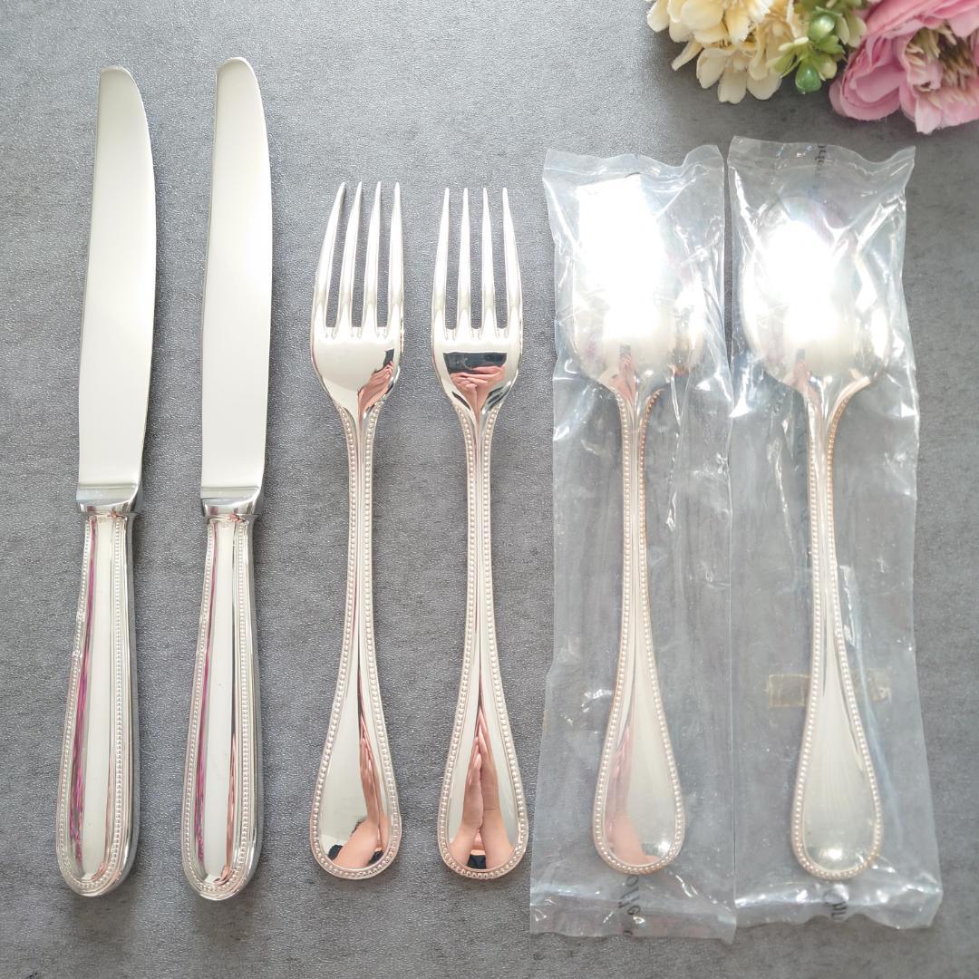 美品 クリストフル パール テーブルサイズ 未開封含む 6点