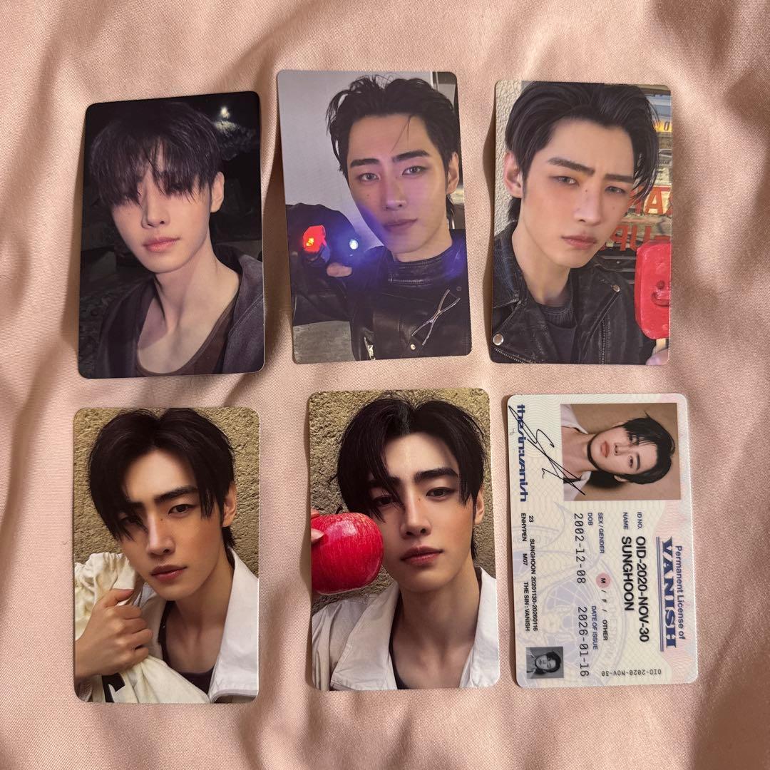 ENHYPEN THE SIN:VANISH アルバム 封入 トレカ ソンフン - メルカリ