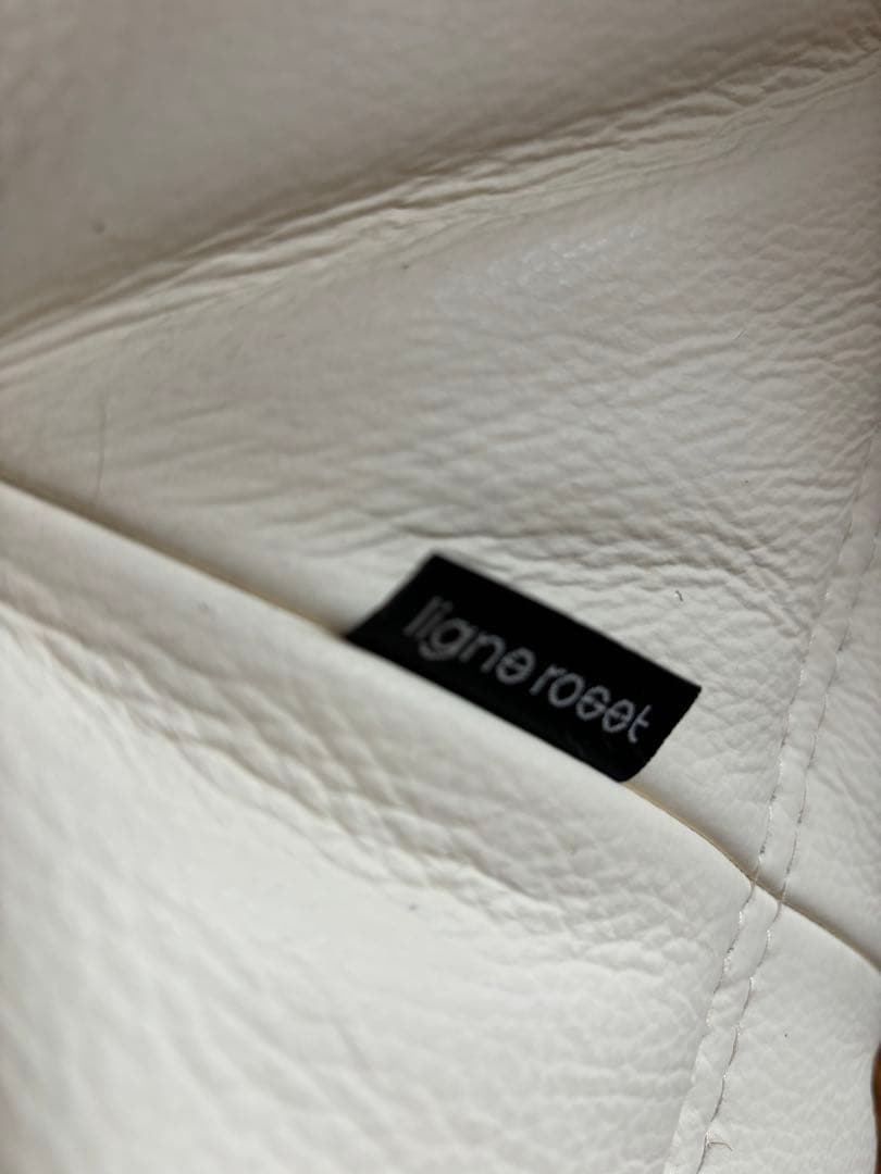 【 早い者勝ち５万円off‼︎ 】 リーン・ロゼ　ホワイト皮革1人がけ