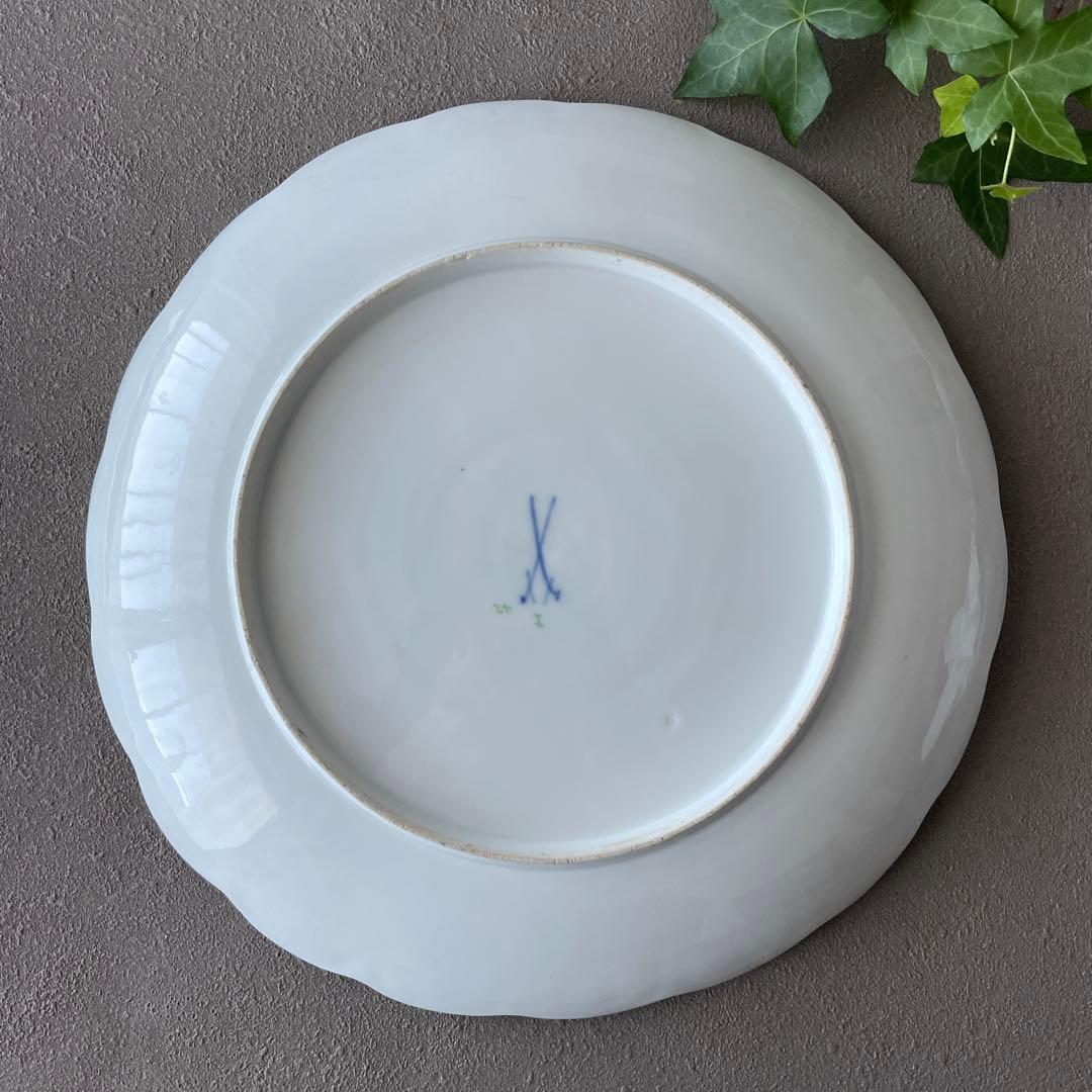 アンティークマイセン　フルーツ飾り皿①