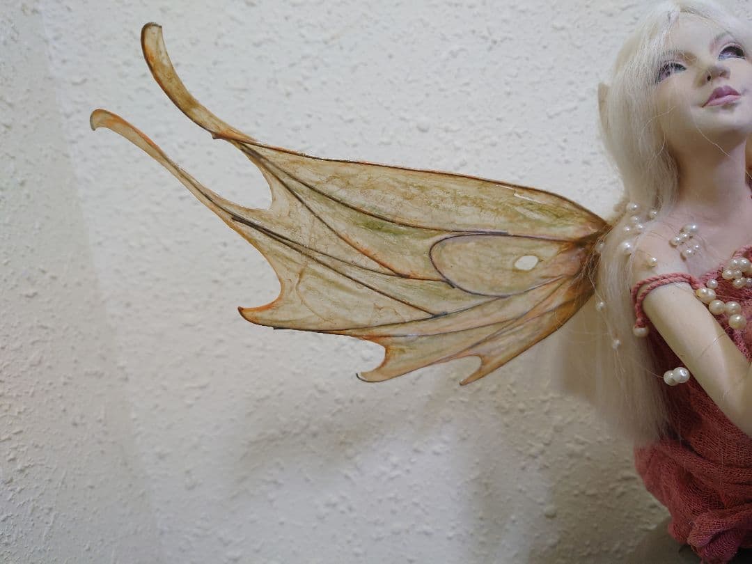 サイズ約43cm 妖精　人形　西洋人形　石膏人形