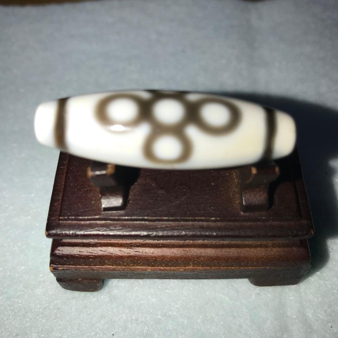 超激レア‼︎ 小盧至純　焼き込みが良い　白閃電五眼天珠　inashin