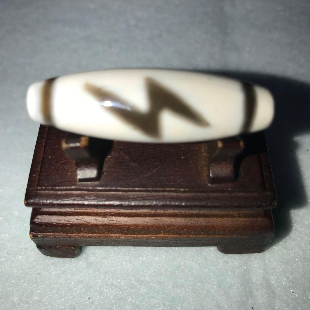 超激レア‼︎ 小盧至純　焼き込みが良い　白閃電五眼天珠　inashin