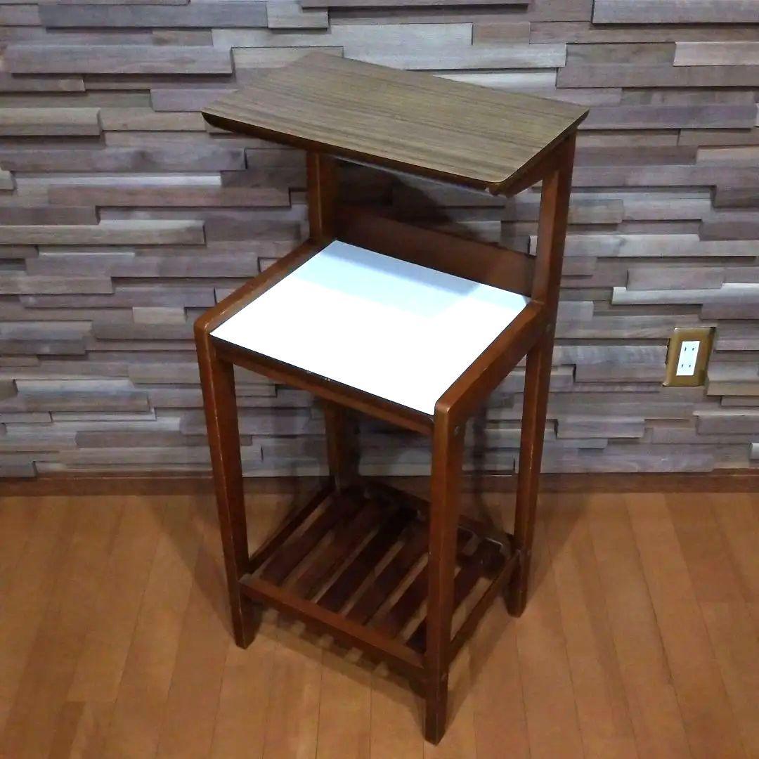 オールドカリモク　電話台