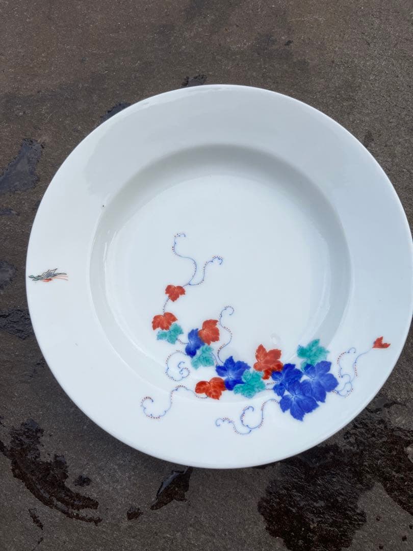 希少　香蘭社　有田焼　カレー　スープ　パスタ　23cm 6枚セット　アンティーク