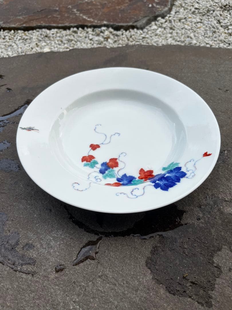 希少　香蘭社　有田焼　カレー　スープ　パスタ　23cm 6枚セット　アンティーク