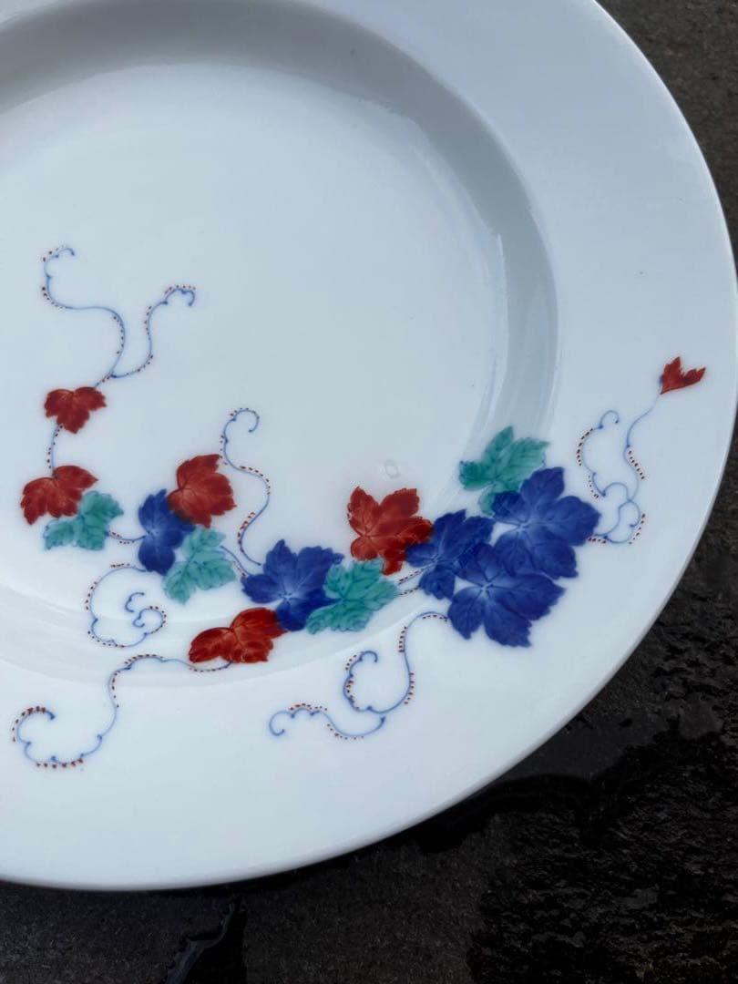 希少　香蘭社　有田焼　カレー　スープ　パスタ　23cm 6枚セット　アンティーク